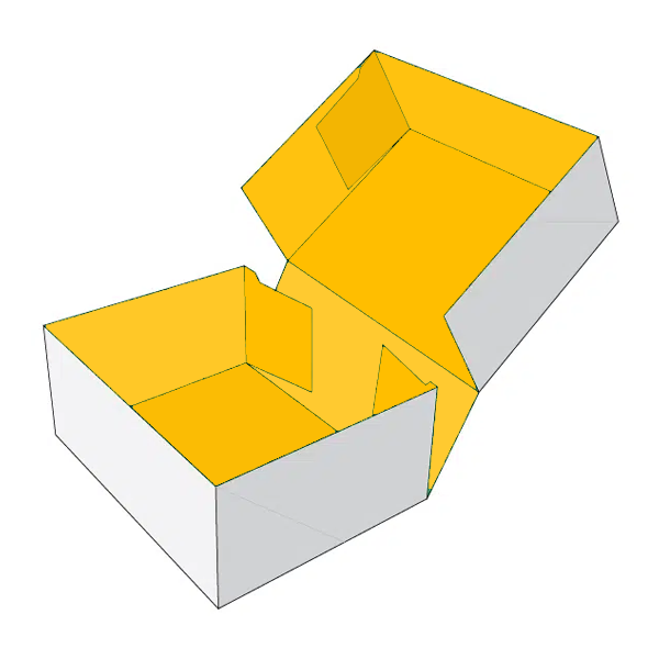 Custom Printed Four Corner Cake Packaging Boxes